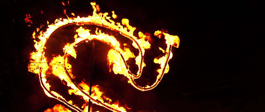 photo of fire display