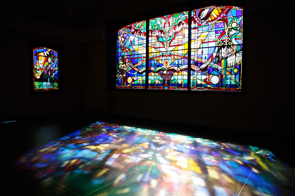 stain glass windows